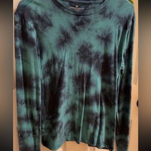 American eagle tie die long sleeve shirt